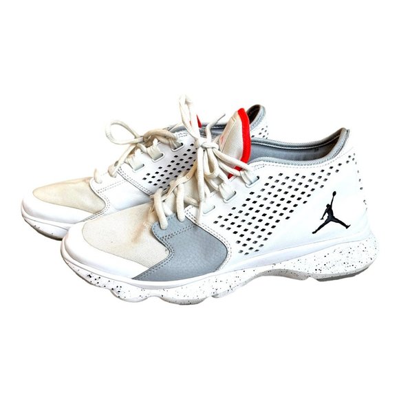 Nike Air Jordan Flow White-Wolf Grey-Infrared 23 Size 8.5 - Picture 1 of 13